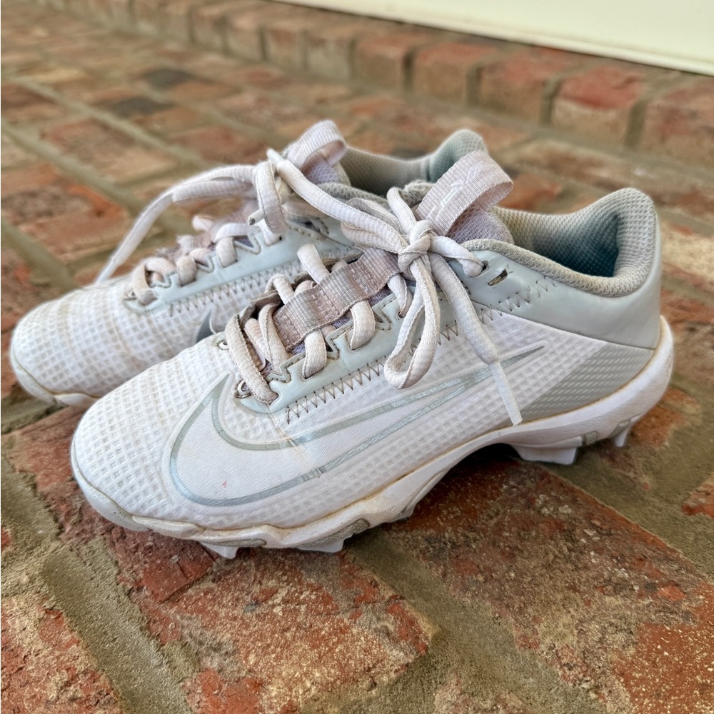 Nike Kids White Cleats